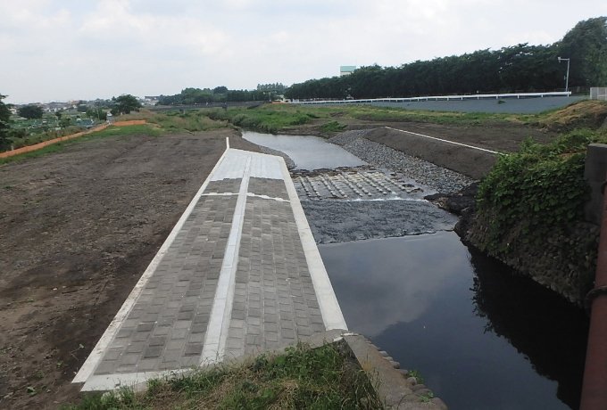 さいたま市大宮区桜木町の河川工事